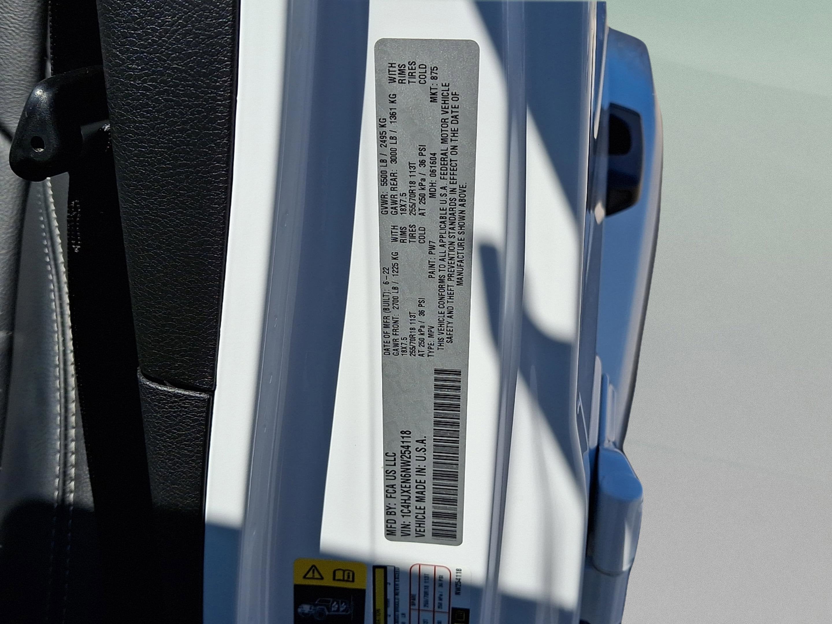 2022 Jeep Wrangler Unlimited Sahara 4x4