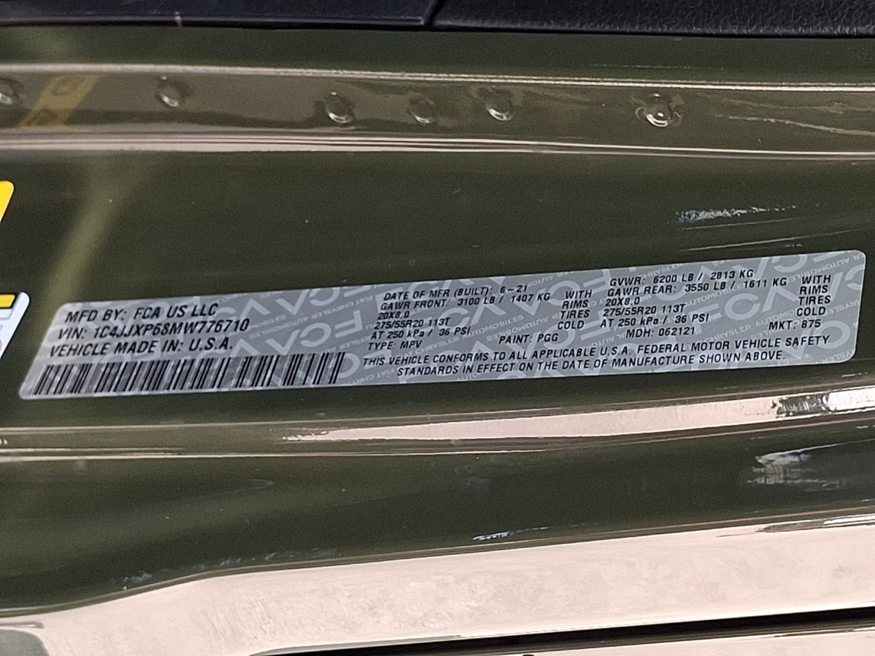 2021 Jeep Wrangler 4xe Unlimited Sahara