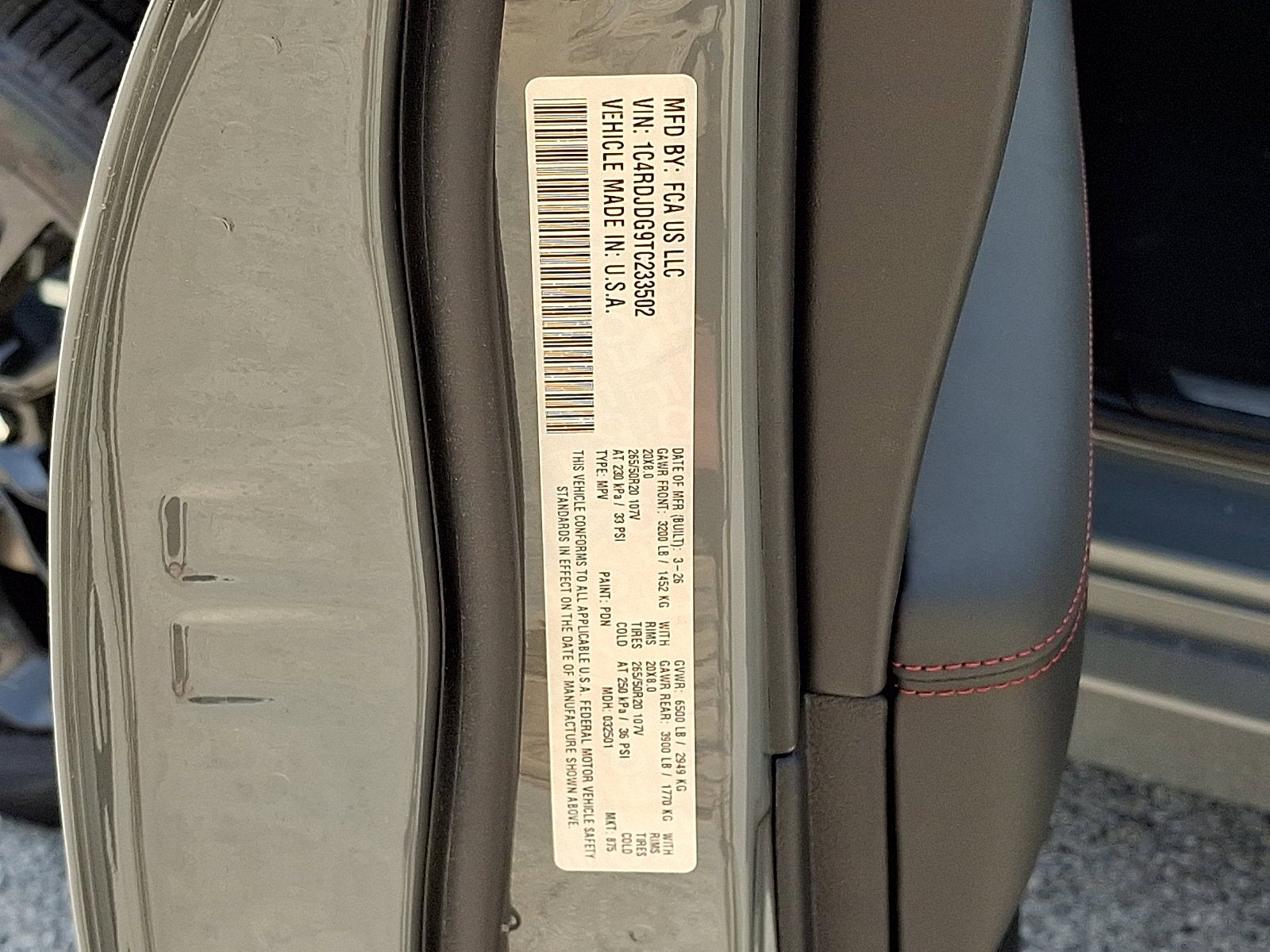 2026 Dodge Durango DURANGO GT PLUS AWD