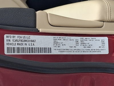 2021 Jeep Grand Cherokee Limited 4x4
