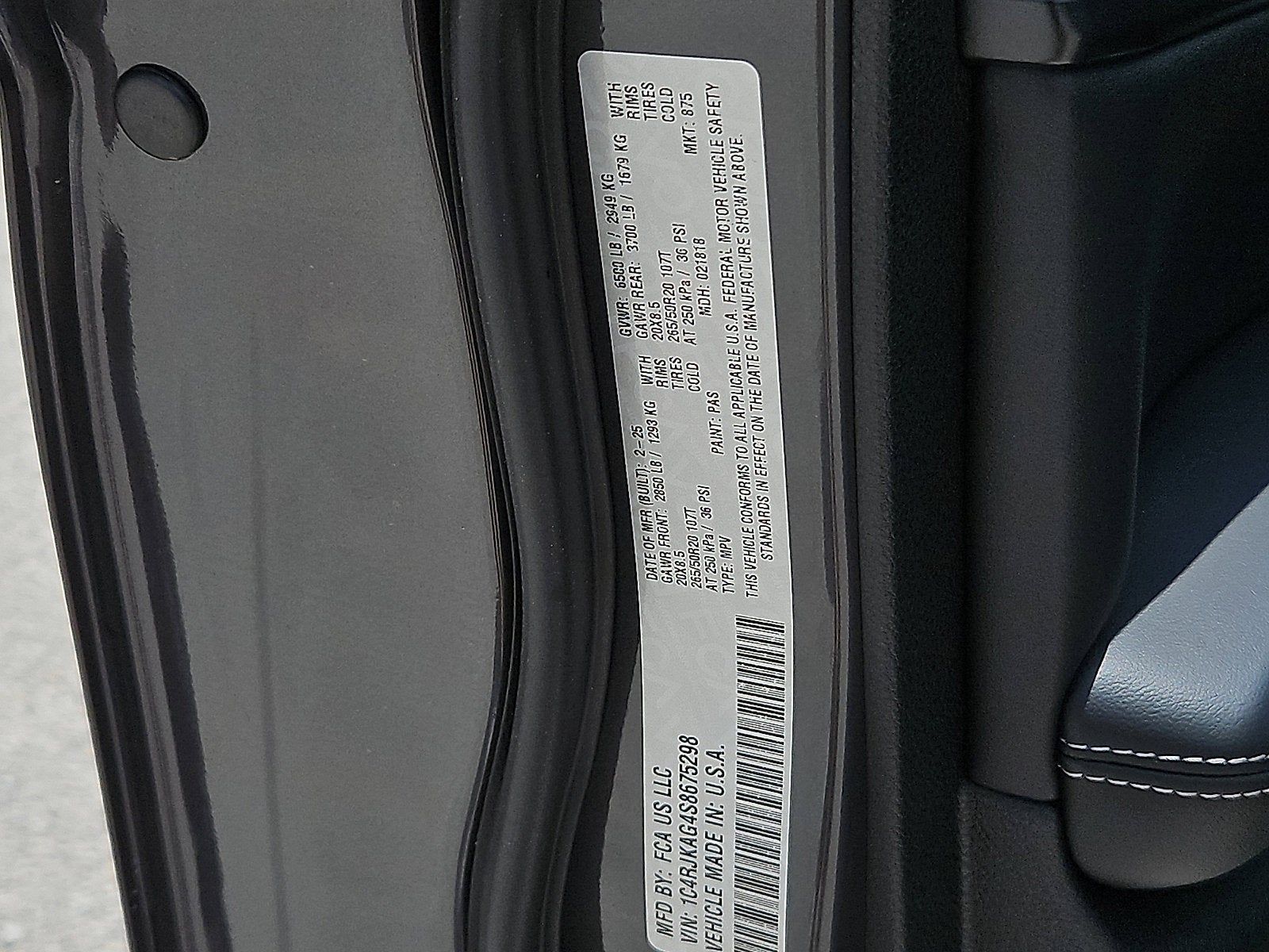 2025 Jeep Grand Cherokee GRAND CHEROKEE L ALTITUDE 4X4