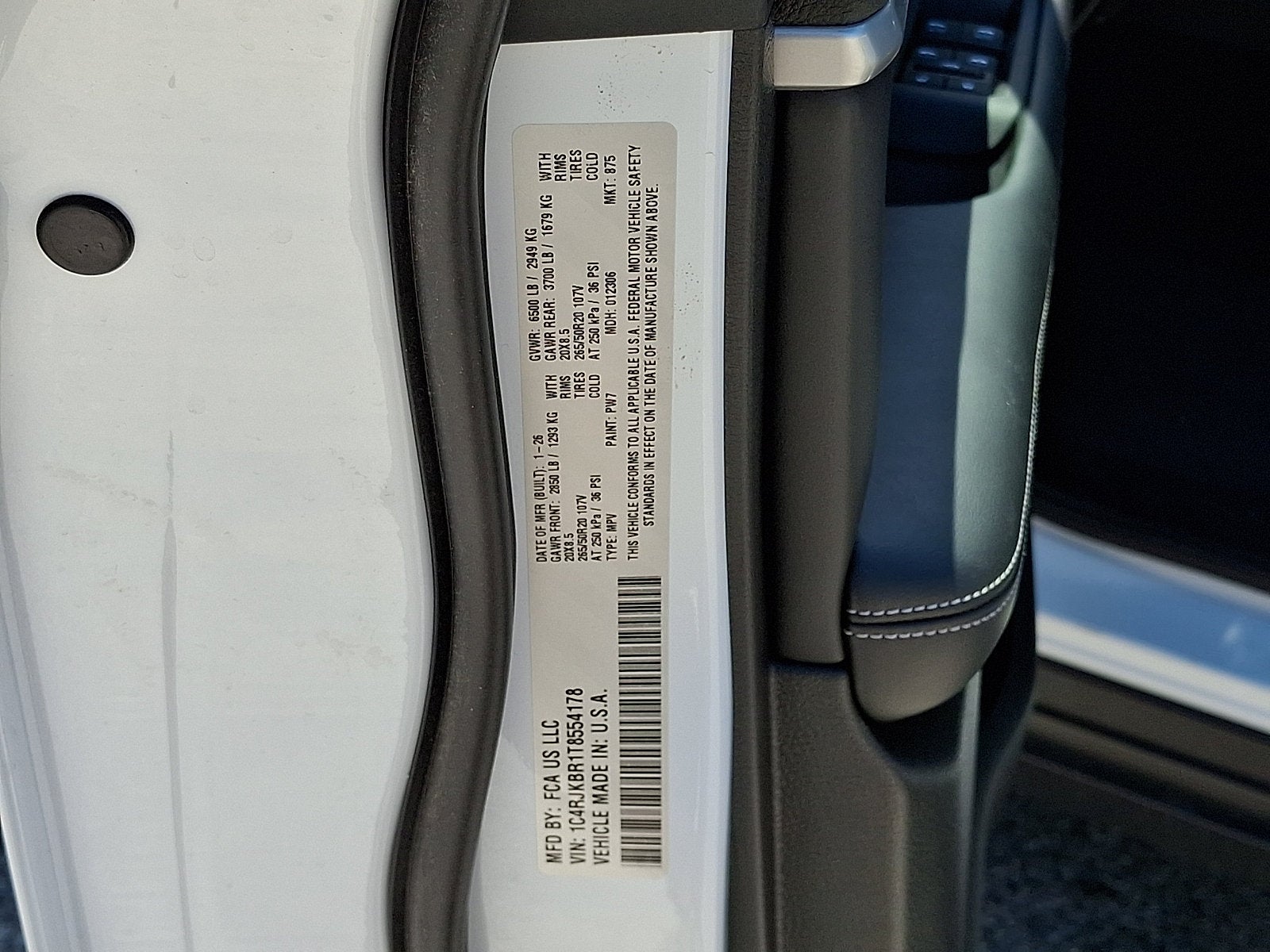 2026 Jeep Grand Cherokee GRAND CHEROKEE L LIMITED 4X4