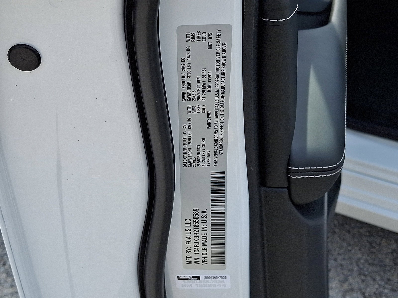 2026 Jeep Grand Cherokee GRAND CHEROKEE L LIMITED RESERVE 4X4