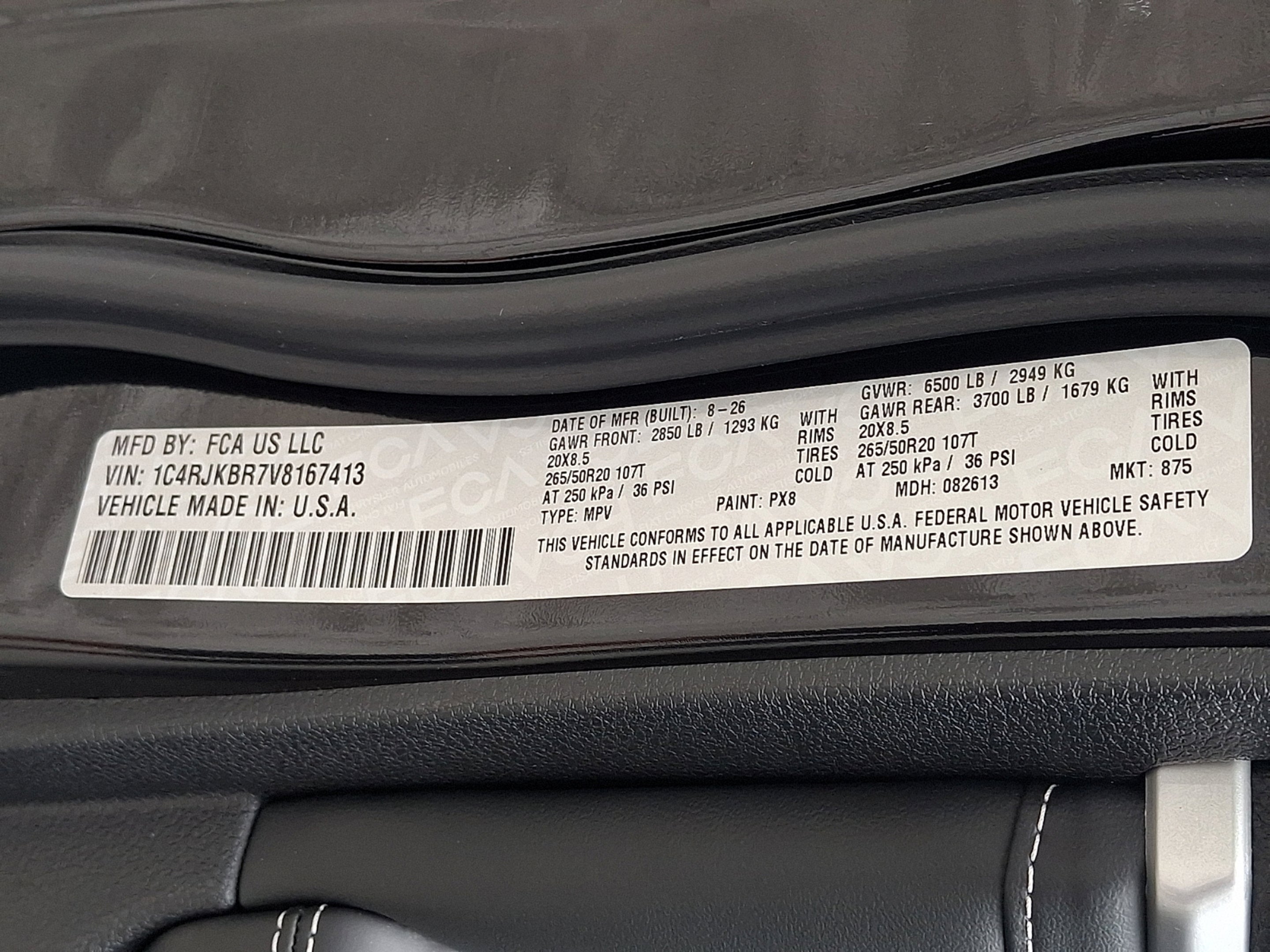 2027 Jeep Grand Cherokee GRAND CHEROKEE L LIMITED RESERVE 4X4