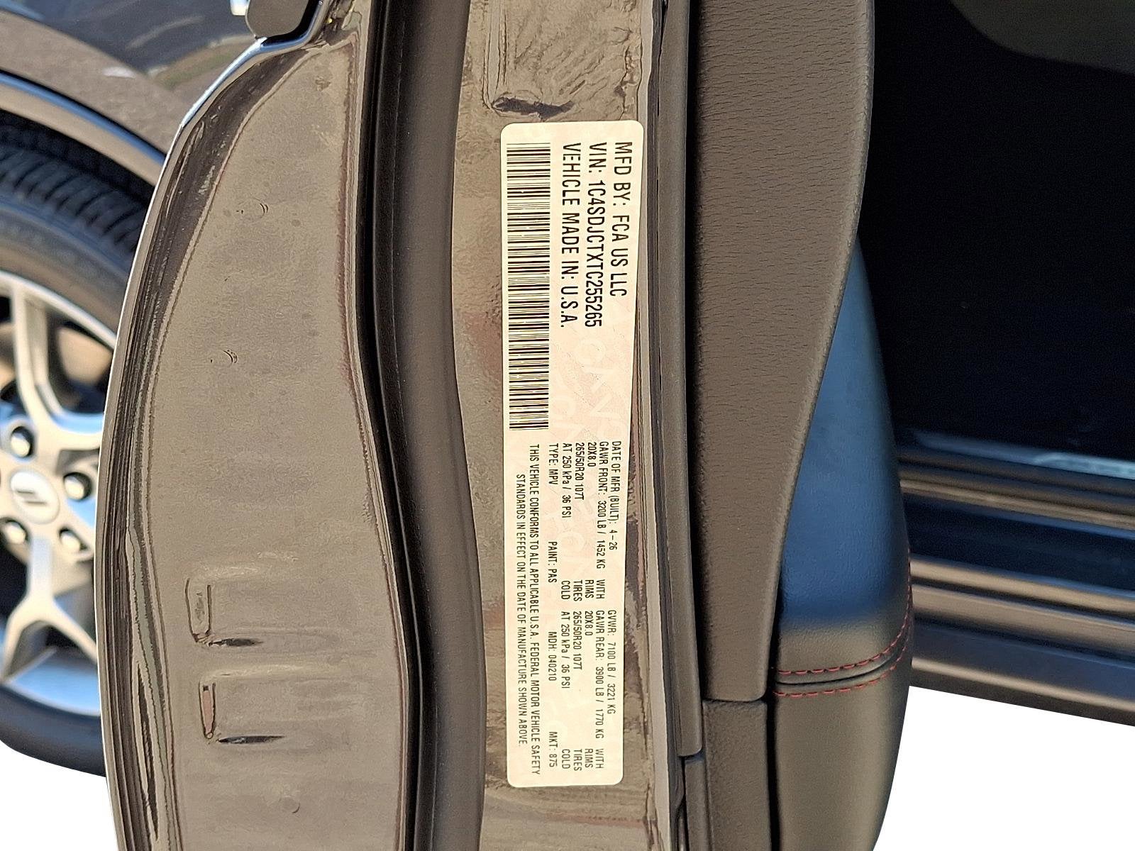 2026 Dodge Durango DURANGO GT AWD HEMI V8