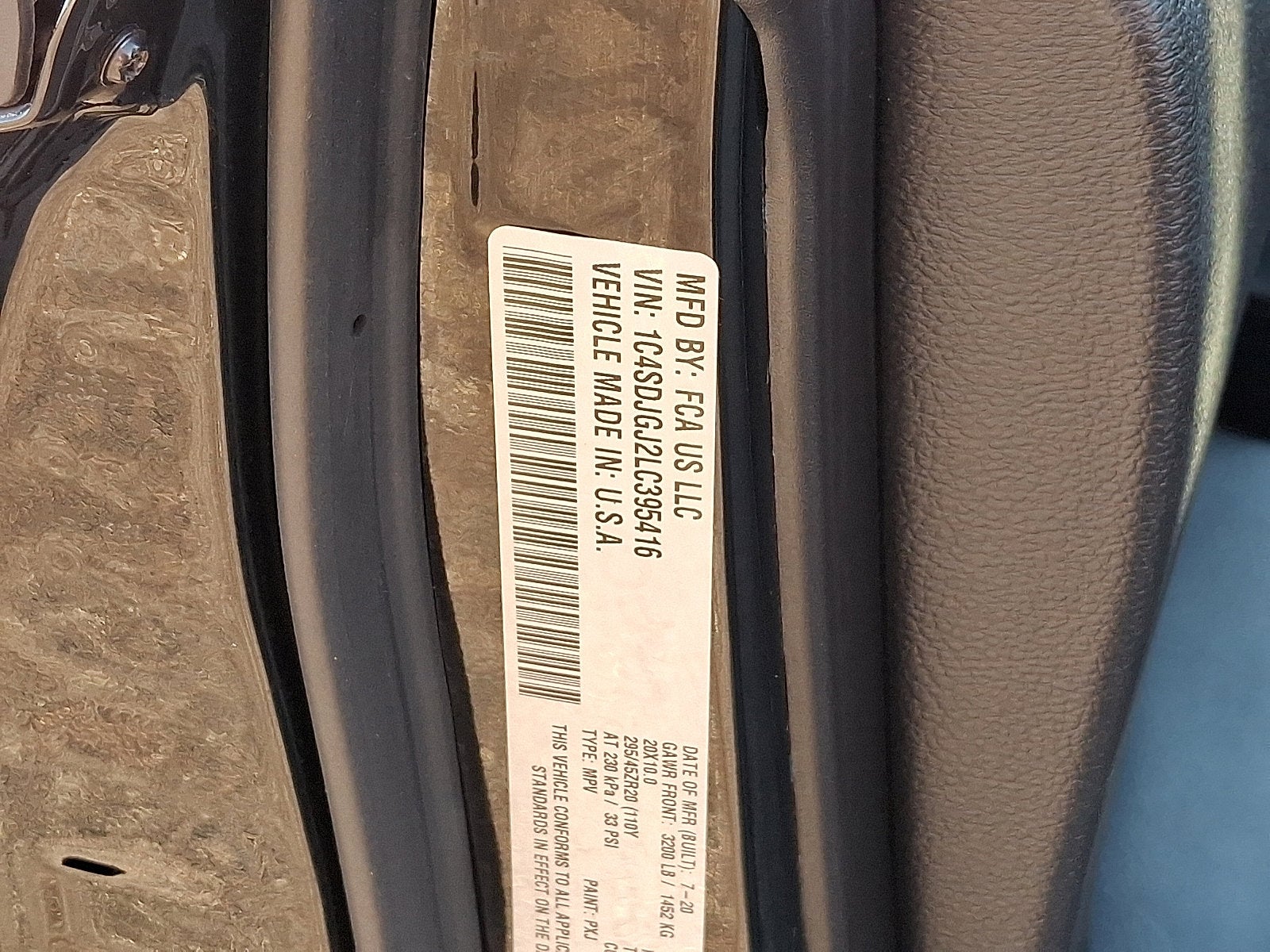 2020 Dodge Durango SRT AWD