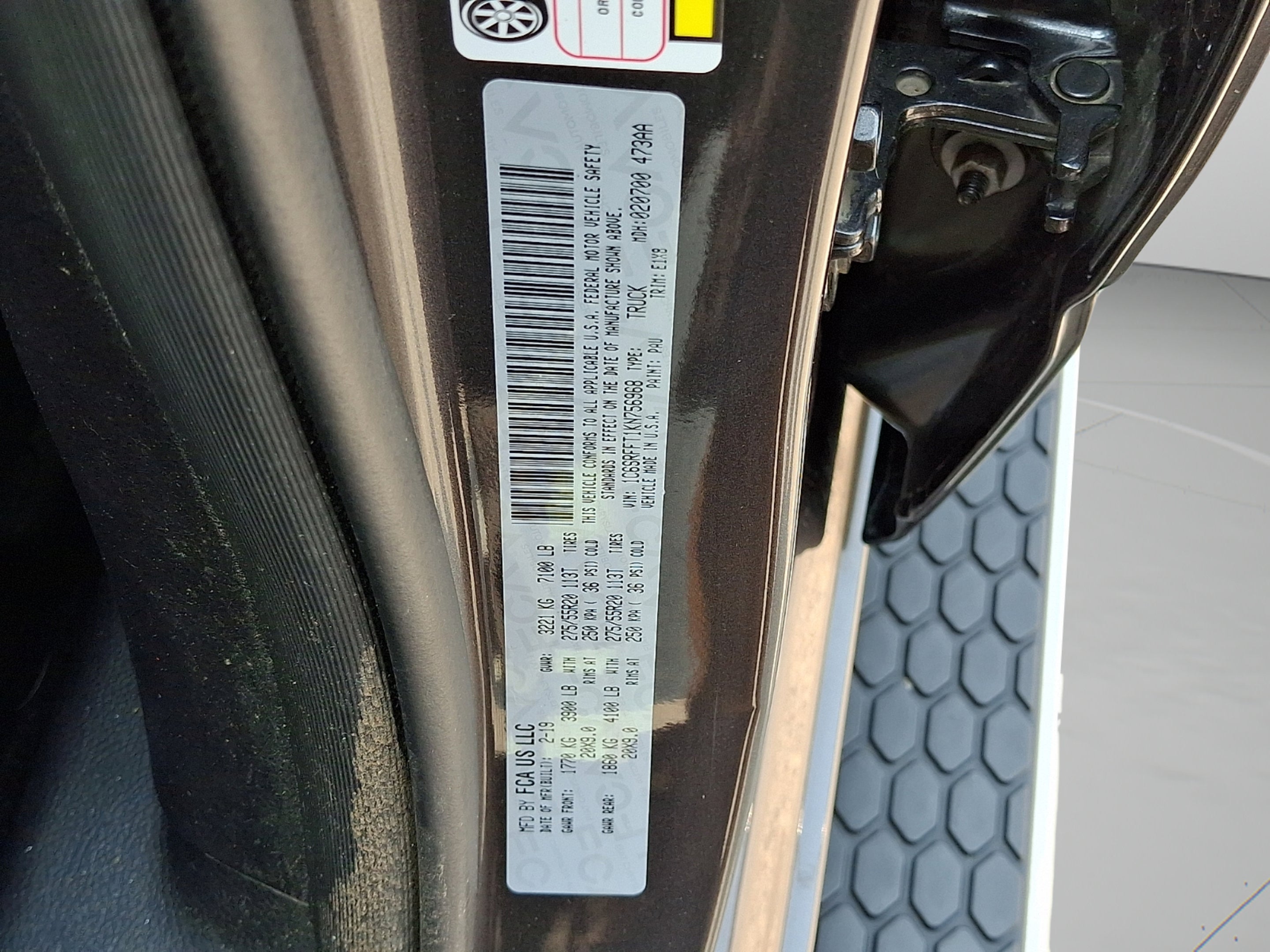 2019 RAM 1500 Big Horn/Lone Star Crew Cab 4x4 5'7' Box