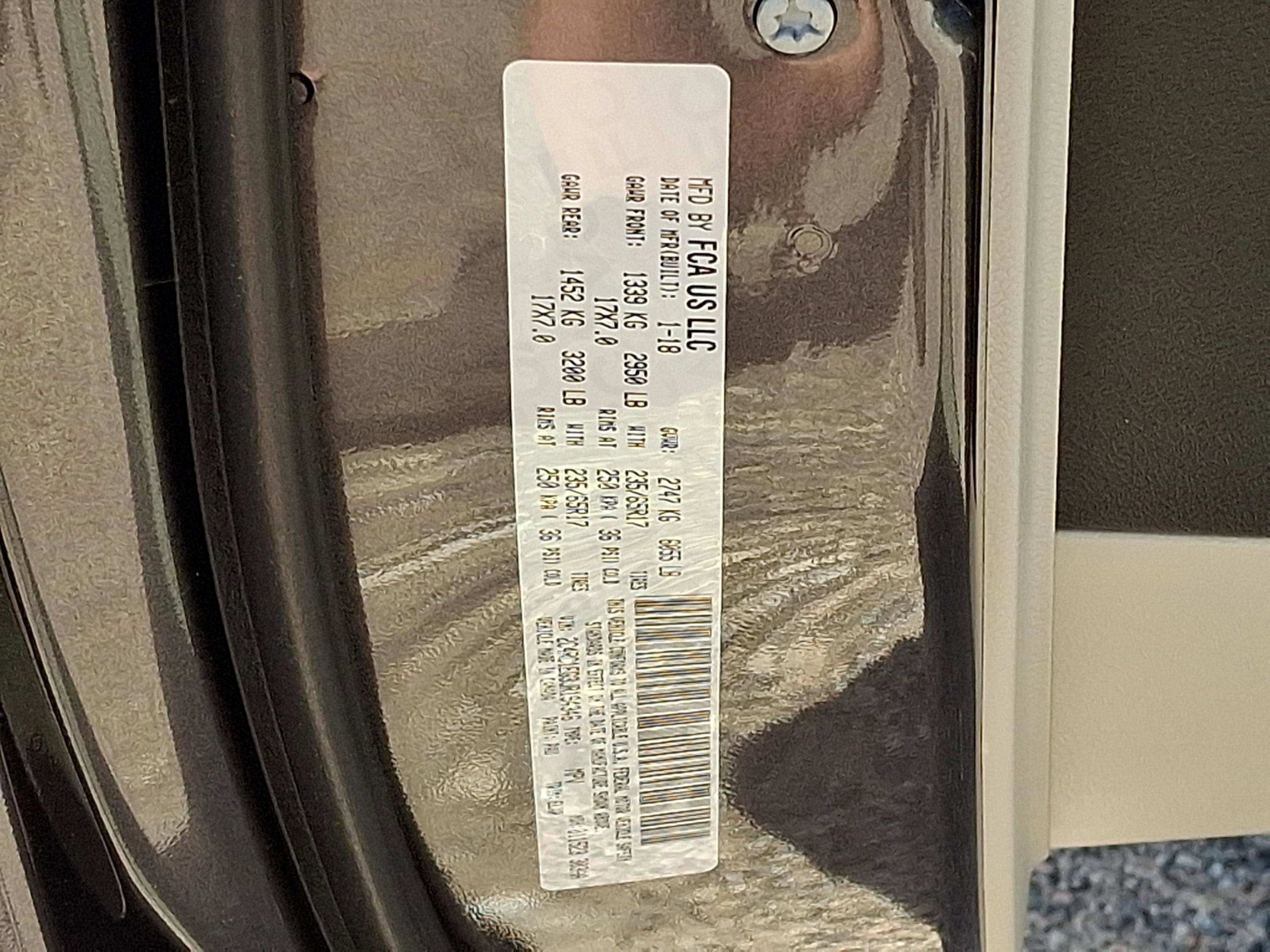 2018 Chrysler Pacifica Touring L Plus