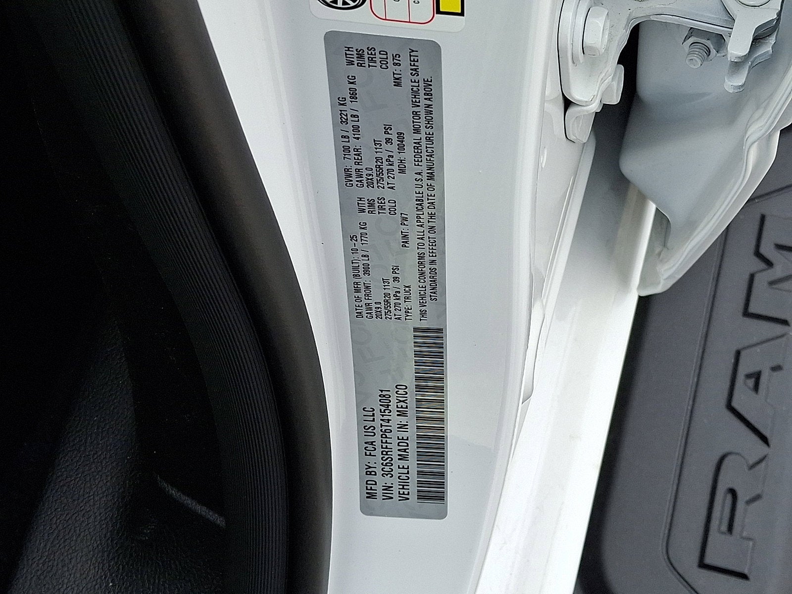 2026 RAM Ram 1500 RAM 1500 BIG HORN CREW CAB 4X4 5'7' BOX