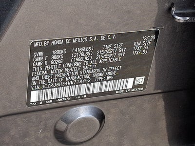 2021 Honda HR-V AWD LX