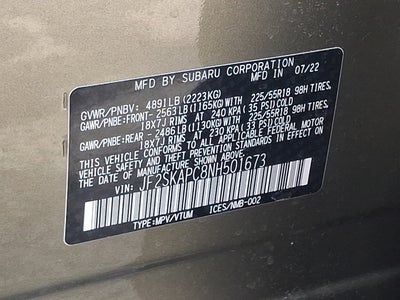 2022 Subaru Forester Limited