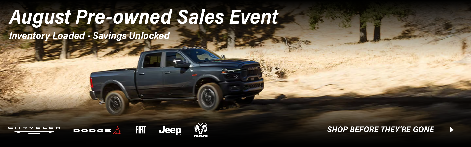 PRE-OWNED SALES EVENT