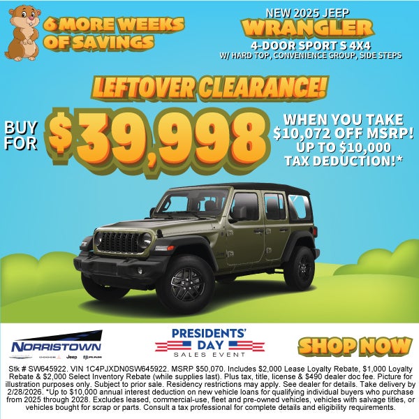 NEW 2025 JEEP WRANGLER