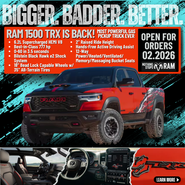 RAM TRX IS BACK!