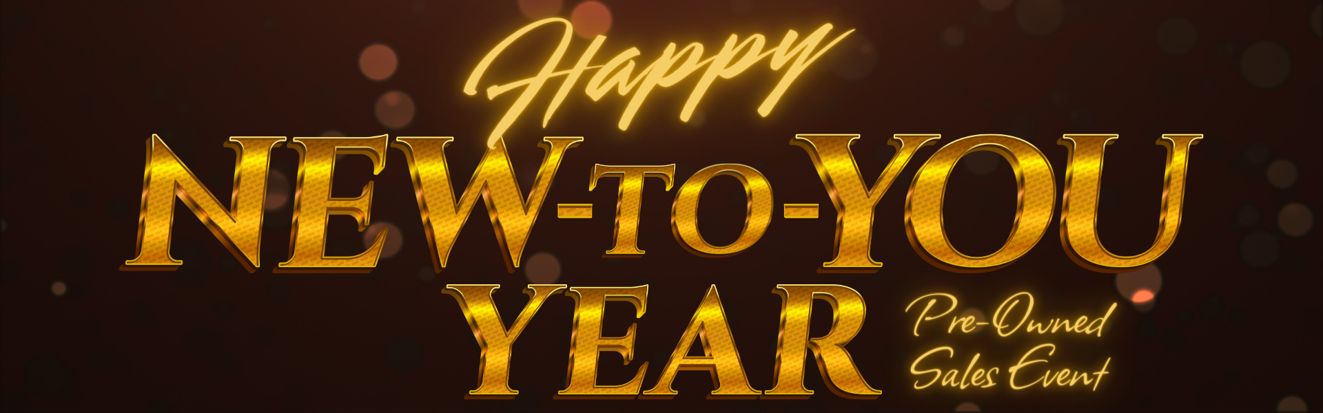 PRE-OWNED SALES EVENT!