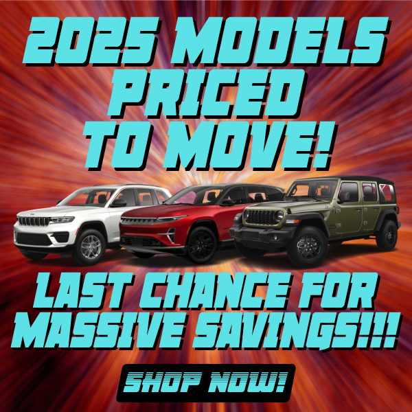 2025 Models Priced To Move!