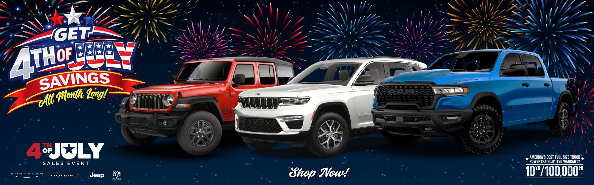 4TH OF JULY SAVINGS