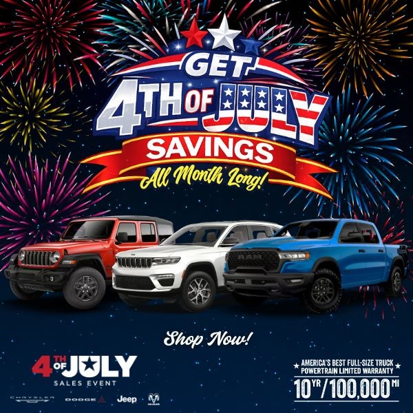 4TH OF JULY SAVINGS