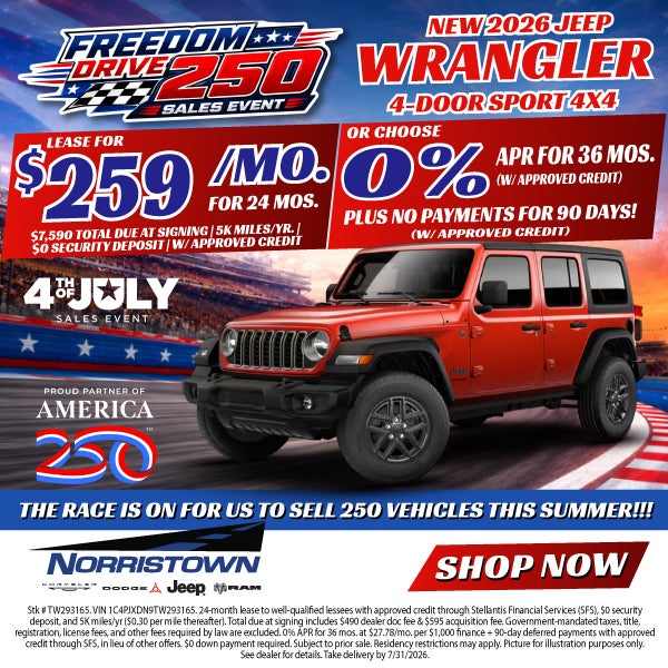 NEW 2026 JEEP WRANGLER SPORT