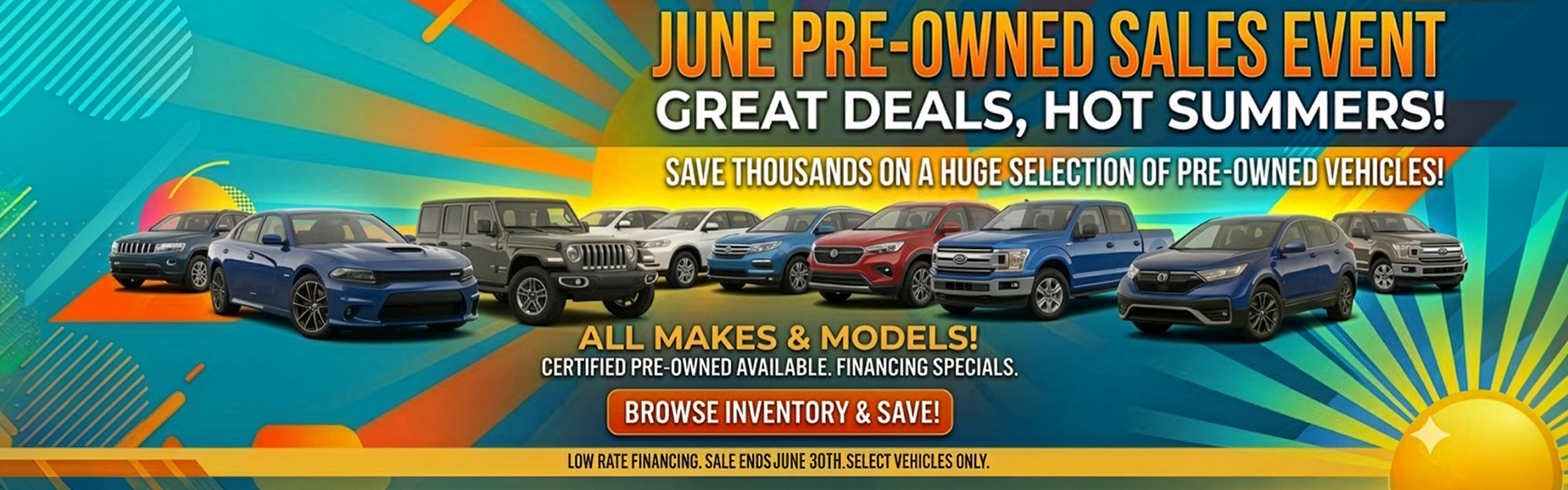 PRE-OWNED SALES EVENT!