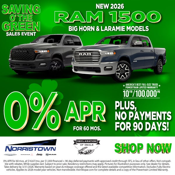 NEW 2026 RAM 1500s