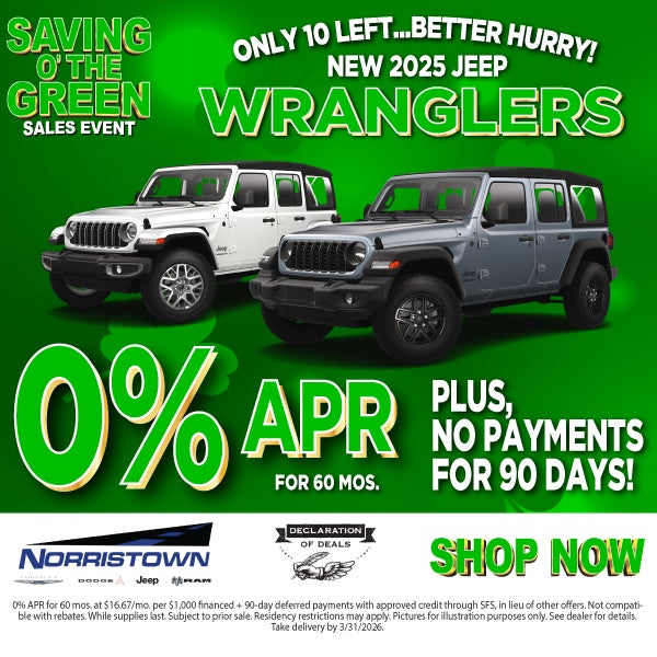 NEW 2025 JEEP WRANGLERS