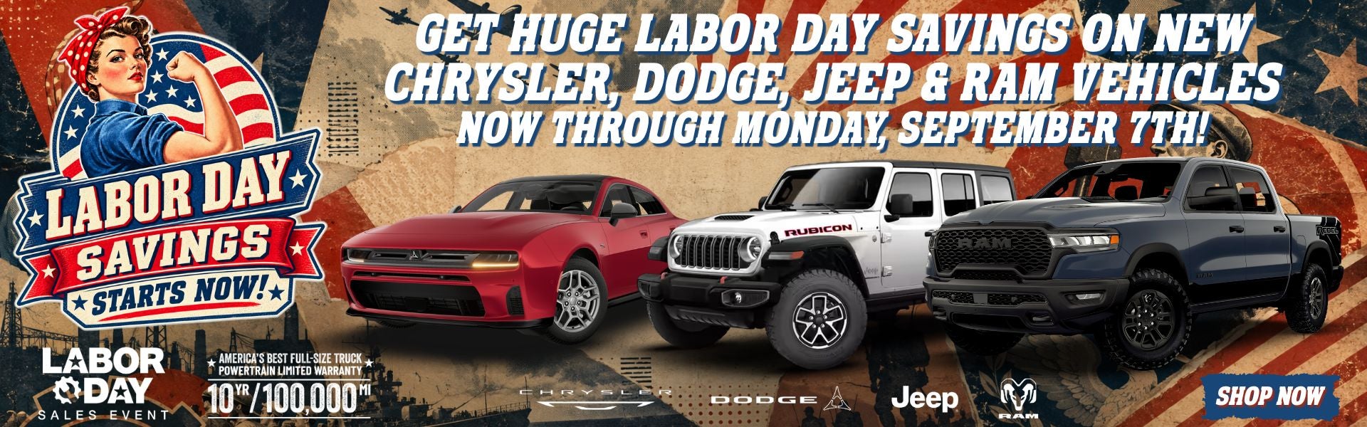 LABOR DAY SAVINGS STARTS NOW
