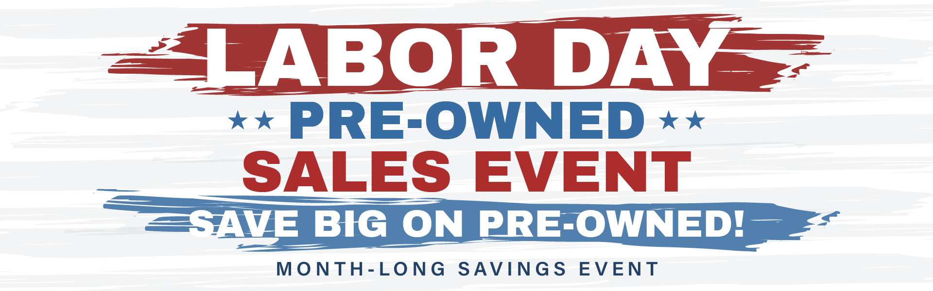 PRE-OWNED SALES EVENT