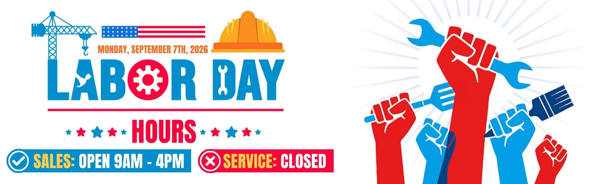 LABOR DAY HOURS